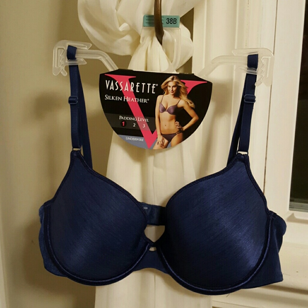 New Vassarette Silken Heather Underwire Bra 38B